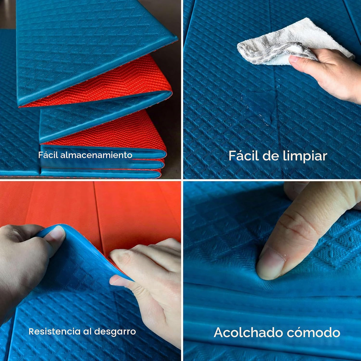 Esterilla de yoga plegable original, 72" x 24"