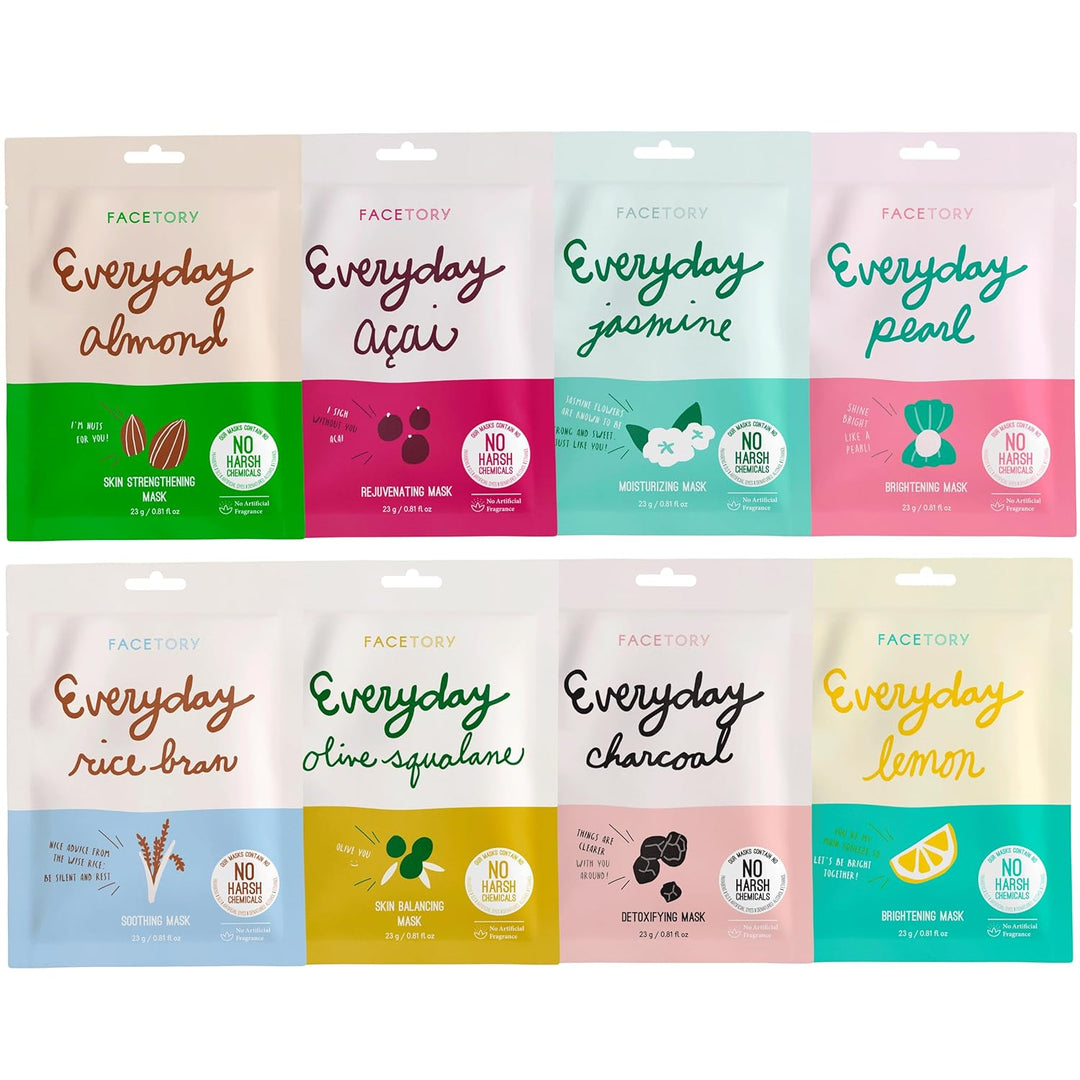 FACETORY K Beauty - Mascarilla facial para el cuidado de la piel, c...