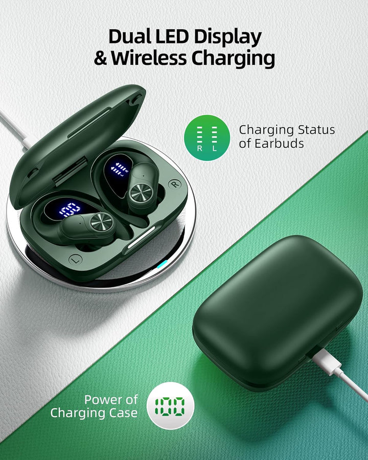PocBuds Auriculares Bluetooth Inalámbricos 80hrs Tiempo de Reproduc...