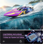 BEZGAR TX136 12 pulgadas 25 KPH Fast RC Speed Boat para niños