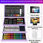 iBayam Art Supplies,195 Pack Deluxe Art Set Drawing Painting Supplies Kits