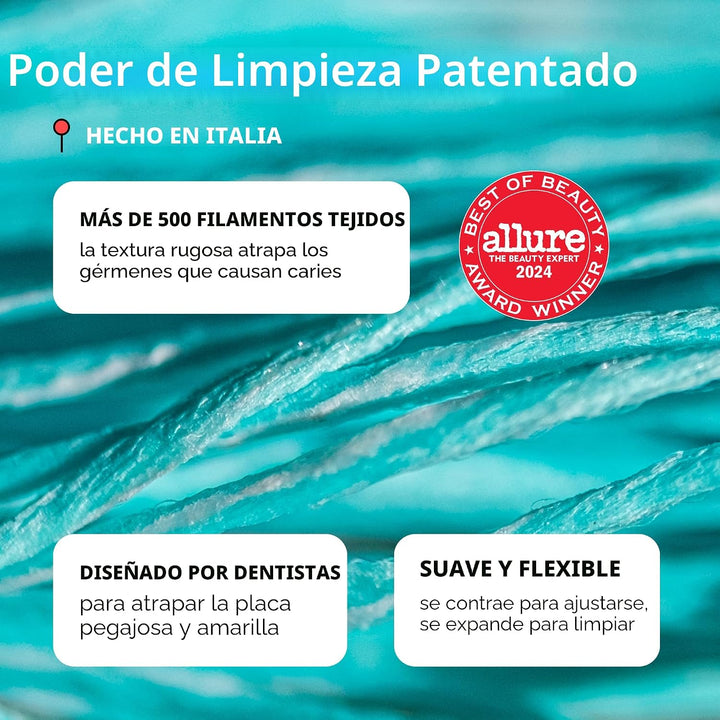 Cocofloss Hilo dental tejido, muestra de viaje, cuidado bucal diseñ...