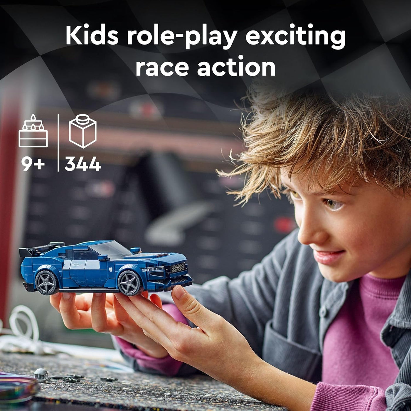 LEGO Speed Champions Ford Mustang - Juguete deportivo de