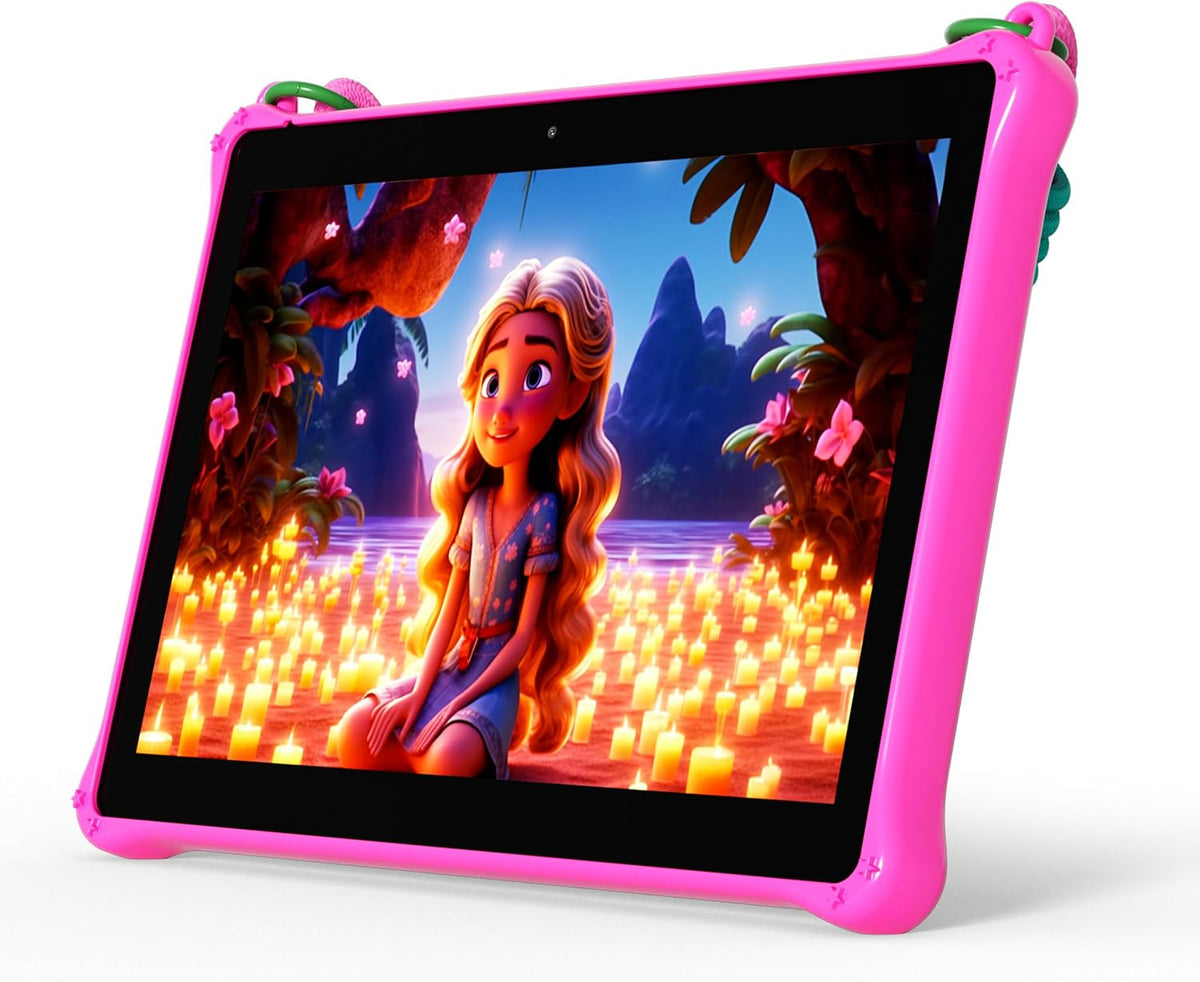 PRITOM Tablet de 10 pulgadas para niños Android 13, tableta con cor...