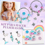FUNSENLY Kit de 2000 piezas de abalorios para hacer pulseras para niñas, kit de fabricación de joyas para niñas de 4-6, 8-12, artes y manualidades, juguetes para niñas de 4 a 8 y 8 a 12 años