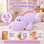 Dinosaurio de peluche para microondas, 20 pulgadas
