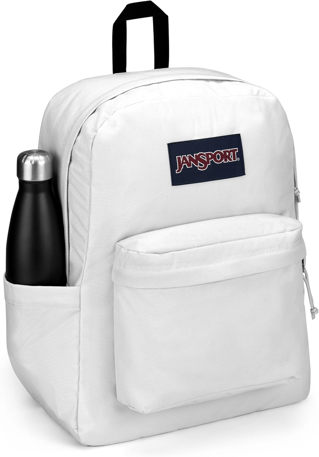 JanSport Mochila Superbreak Plus, Blanco, Tamaño único