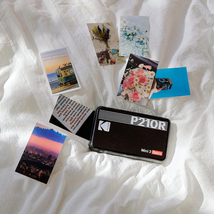 KODAK Mini 2 Retro 4PASS - Impresora fotográfica portátil, 2.1 x 3....