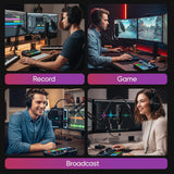 chufa Paquete de equipo de podcast actualizado 2026 para 2, kit de...
