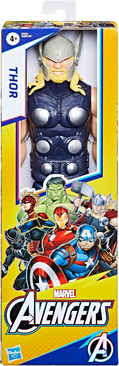 Marvel Avengers Titan Hero Series - Figura de acción de Thor de 12...