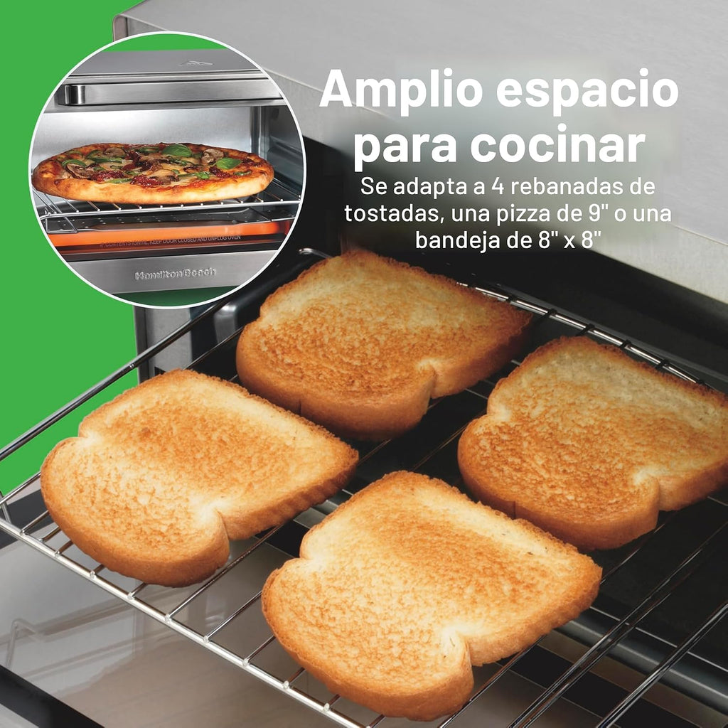 Hamilton Beach Combo de horno tostador y freidora de aire para encimera de