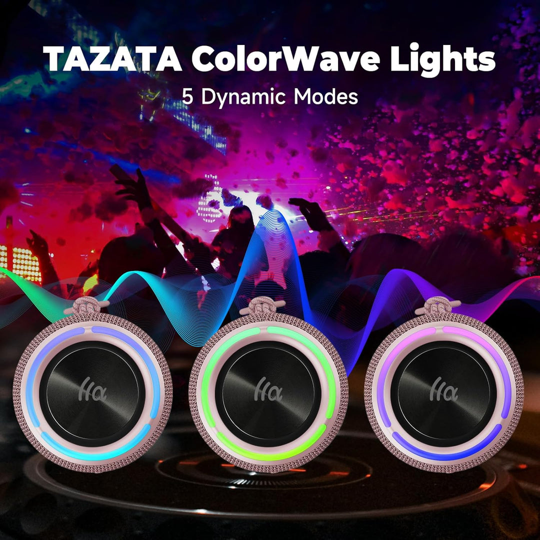 TAZATA Altavoz Bluetooth, altavoz inalámbrico portátil de 30 W con...