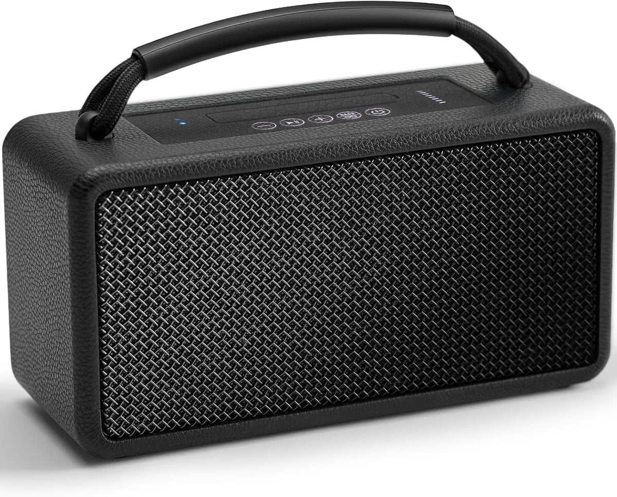 DINDIN Altavoz Bluetooth Portátil: 80W (Pico), 20H Tiempo de Reprod...