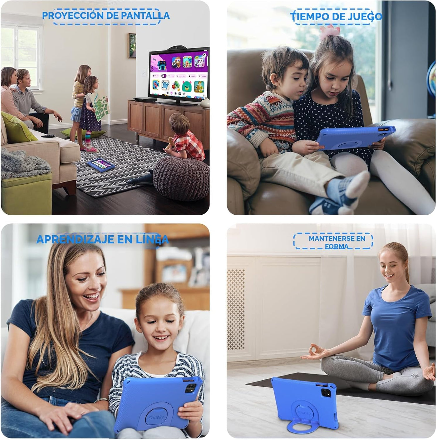 Tableta para niños: Tablet Android 15 de 10 pulgadas para niños, ba...