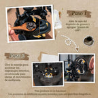 PANTASY Juego de molinillo de café vintage con manivela para adultos