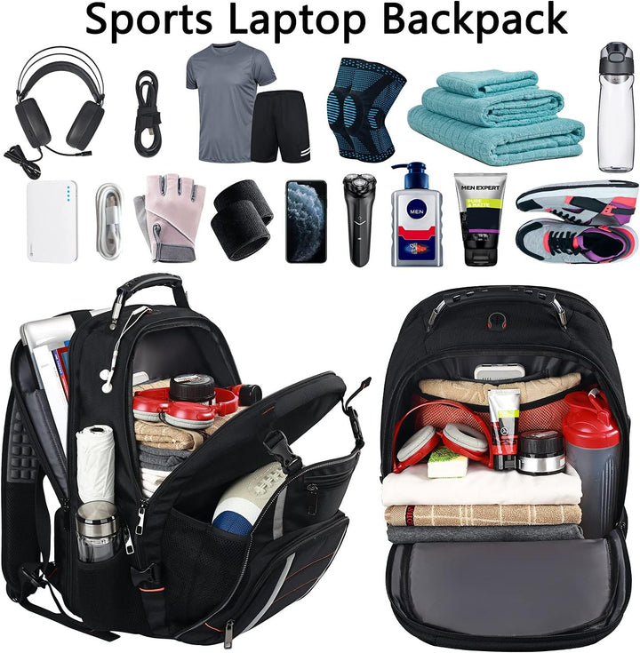 Mochila de viaje para laptop, mochila extragrande para hombres y mu...