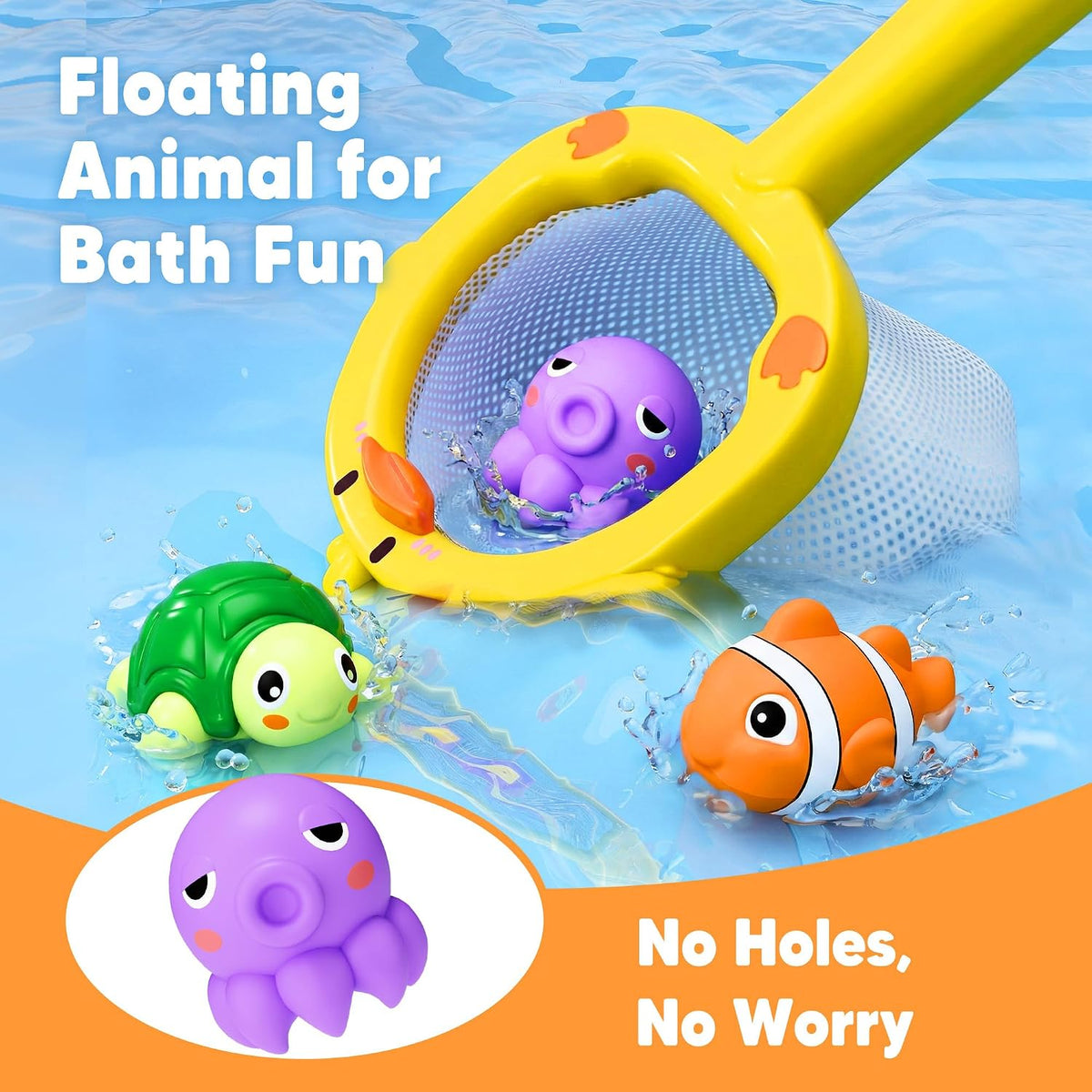 iPlay, iLearn Juguete del baño del pato del bebé, juguete del agua de la