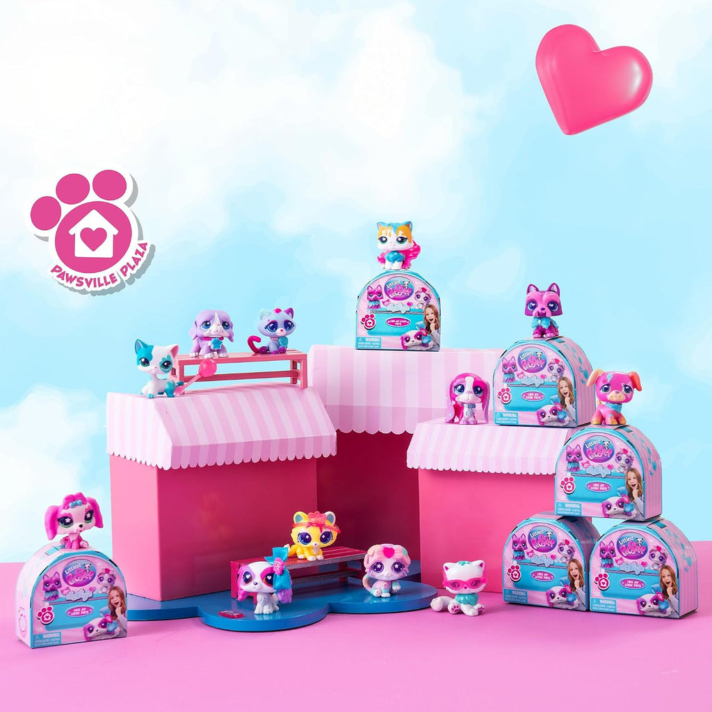 Littlest Pet Shop Like Nastya Pet Surprise Display, juego de 18