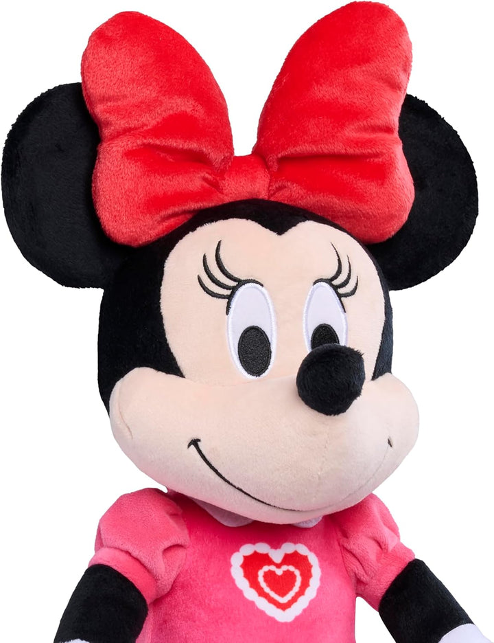 Disney Just Play - Peluche grande de Minnie de 19 pulgadas