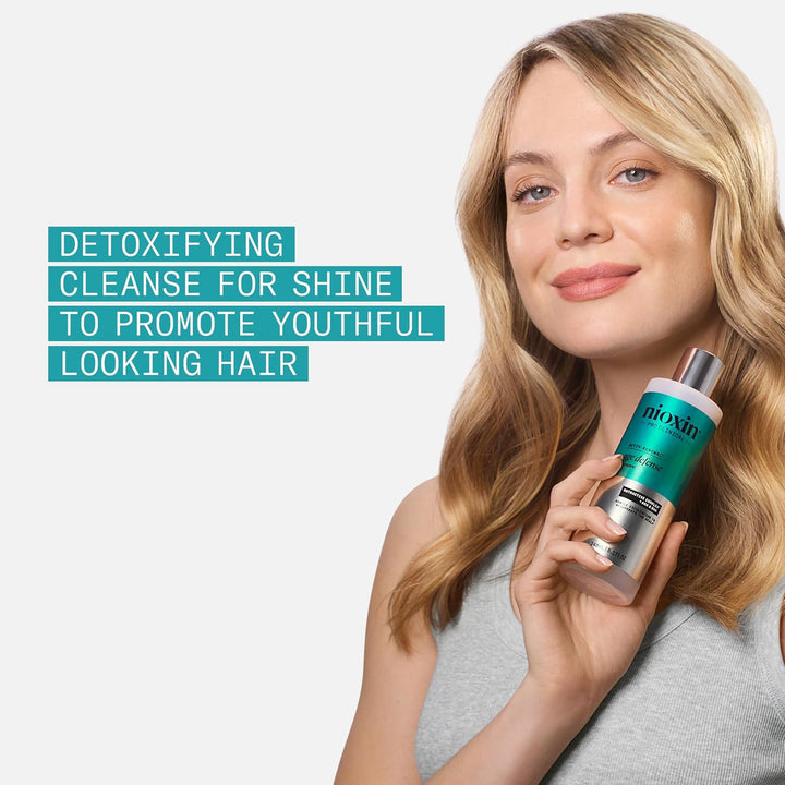 Nioxin Age Defense Shampoo for Aging Hair | Detox Scalp Cleanser wi...