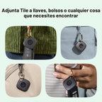 Life360 Tile Starter Pack - Rastreadores Bluetooth y buscadores de artículos para llaves, carteras y más. Compatible con iOS y Android. Buscador de teléfonos. Paquete de 2 (negro mate/delgado)
