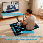 Tapete de Entrenamiento de Fútbol ZVD con Tutoriales en Video, Práctica de Juegos de Pies Antideslizante