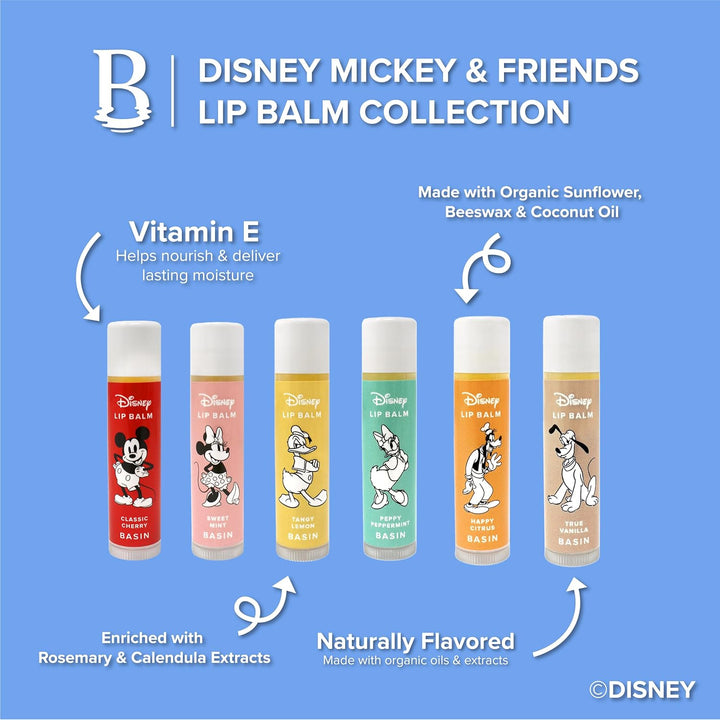Basin Disney - Colección de bálsamo labial Mickey Mouse &amp; Frien...
