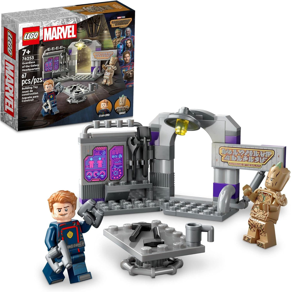 Cuartel General de Guardianes de la Galaxia de LEGO Marvel 76253, S...