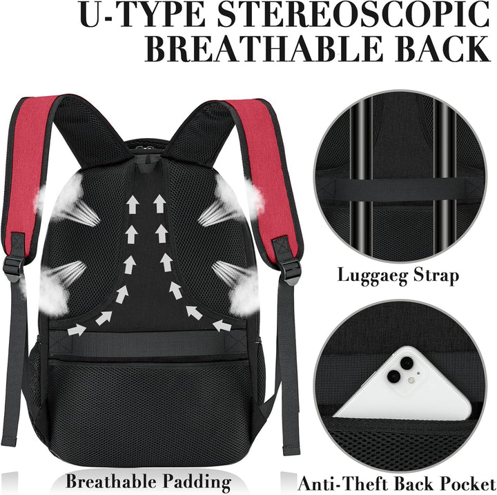 Mochila de Viaje para Laptop para Mujeres y Hombres, Mochila Escola...