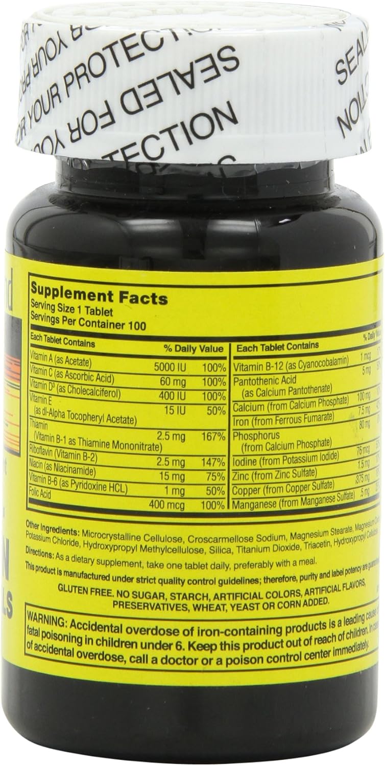 Nature's Blend NAT B MULTIVITAMINA & MIN TB, surtido, 100 unidades