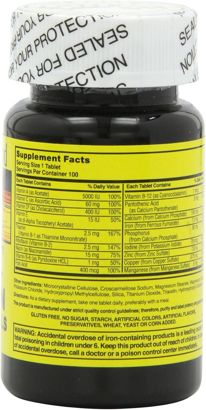 Nature's Blend NAT B MULTIVITAMINA & MIN TB, surtido, 100 unidades