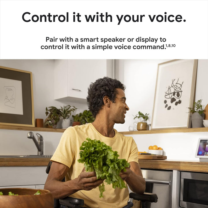 Google Cámara de seguridad Nest para interiores 1080p (cableada) -...