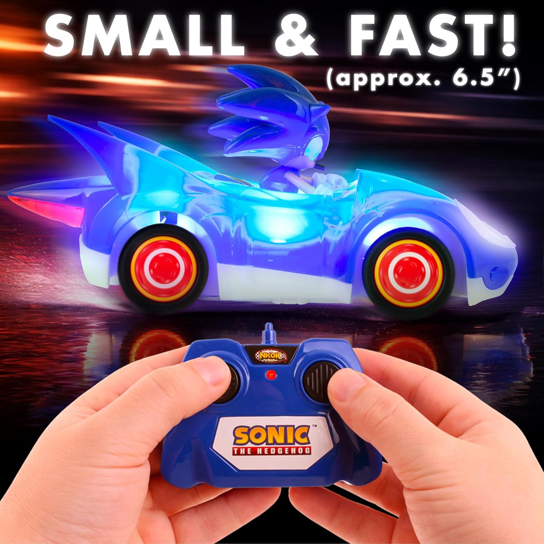 NKOK Listo para Usar, Escala 1\/28, RC Sonic Glow Racer