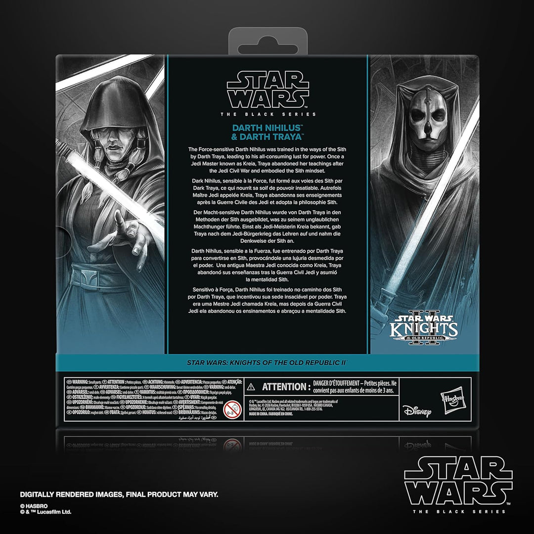 STAR WARS The Black Series Darth Nihilus & Darth Traya, Knights of...