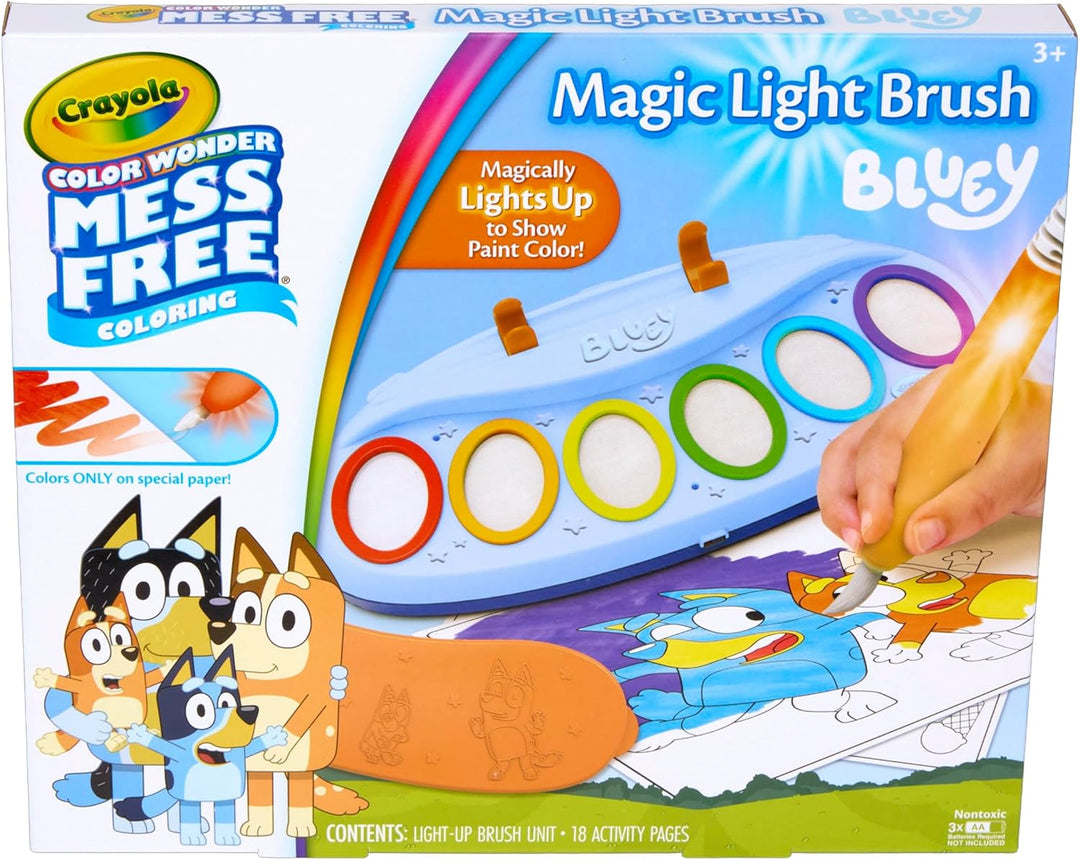Crayola Color Wonder Magic Light Brush con Ms. Rachel, juego de col...