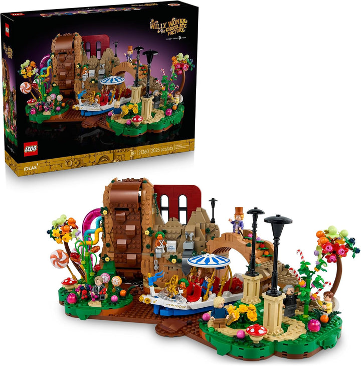 LEGO Ideas - Willy Wonka y la fábrica de chocolate (2025 piezas, 21...