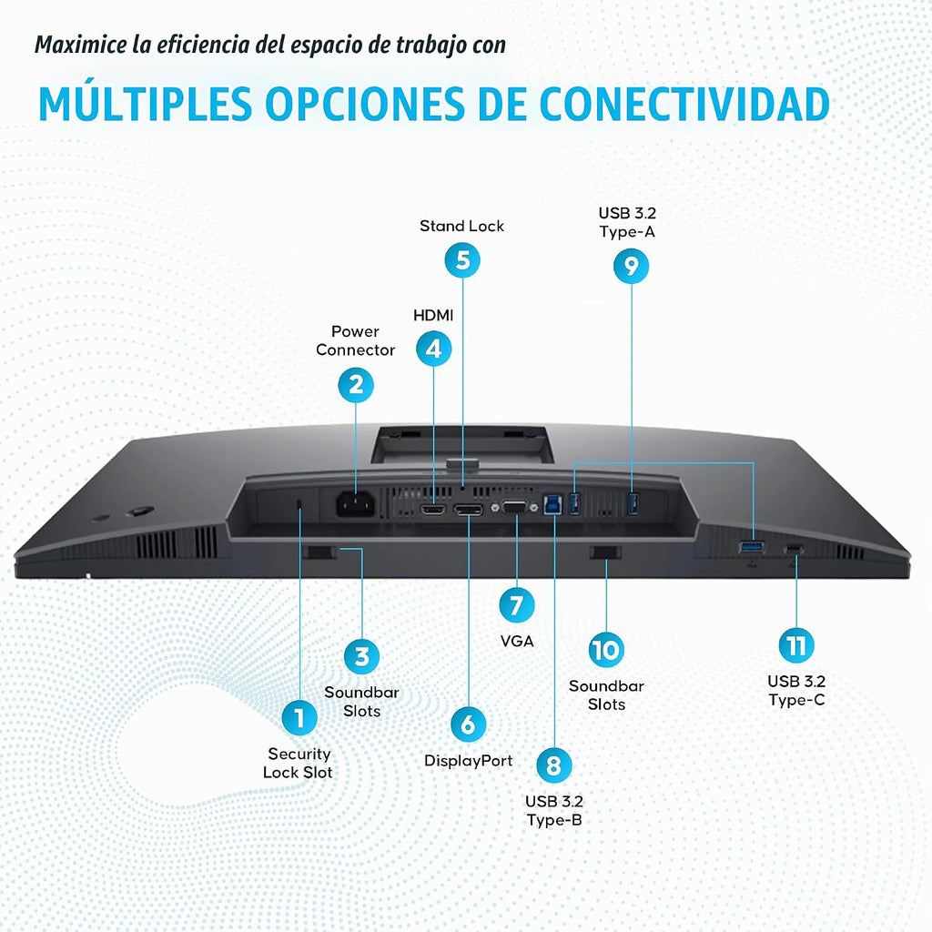P2425H para Dell Reemplazo \u2013 Pantalla de monitor de computador...