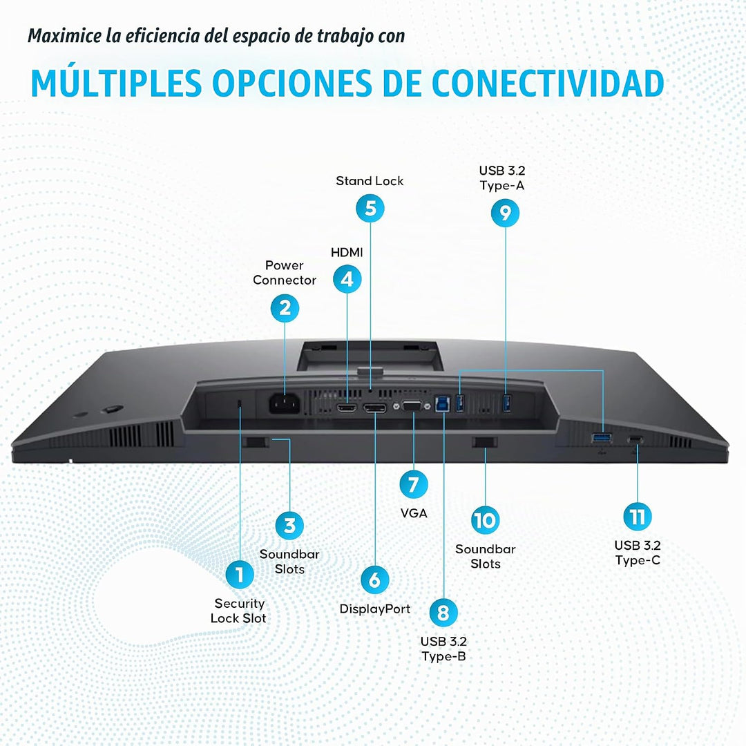 P2425H para Dell Reemplazo \u2013 Pantalla de monitor de computador...