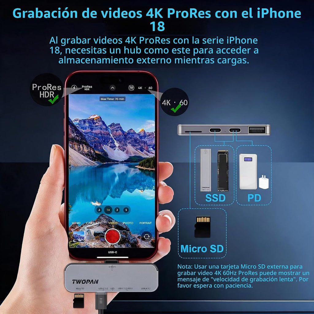 TWOPAN, TP-T10, hub USB 3.2