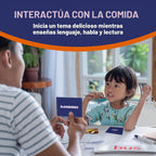 Juego de 150 tarjetas flash sustantivos de comida y animales para