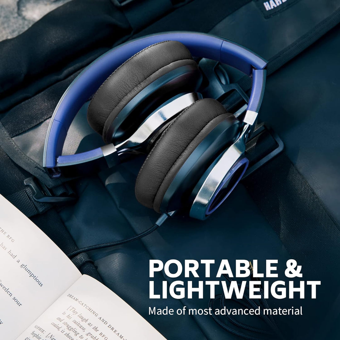 COOSII AC01 auriculares de diadema con cable, auriculares pasivos c...