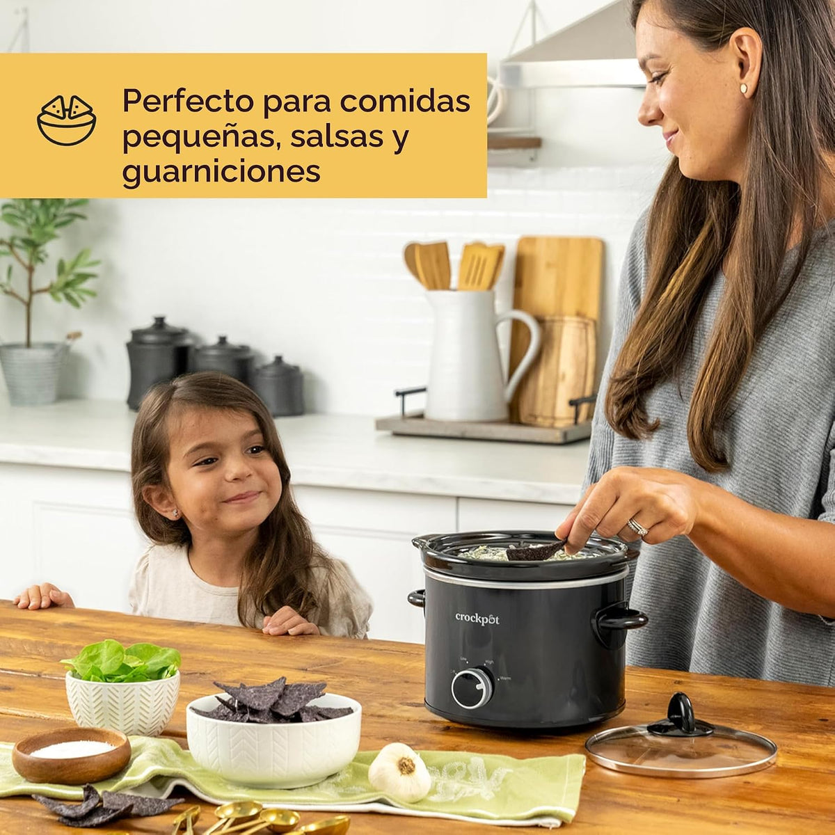 Crock-Pot. Olla de cocción lenta manual, Negro