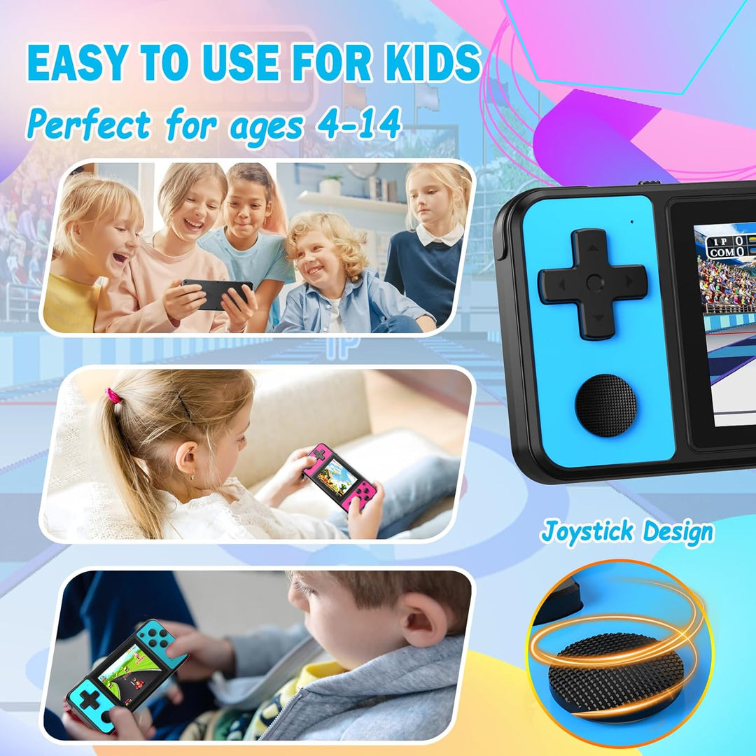 Beico Juegos de mano de 32 bits para niños, 139 videojuegos precarg...