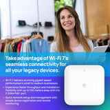 EnGenius Punto de acceso para interiores ECW510 Wi-Fi 7 \u2013 Dual...