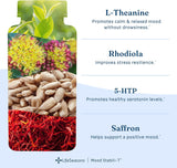LifeSeasons Mood Stabili-T Suplemento de apoyo emocional y equilibr...