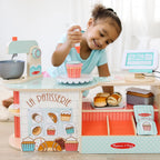 Melissa & Doug Panadería de madera La Patisserie (39 piezas) - Certificado FSC