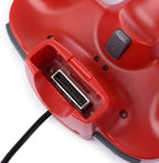 miadore Paquete de 4 Controladores Clásicos N64, Controladores con Cable para N64 con Joystick Mejorado (Versión USB no para PC) (Rojo/Azul/Verde Transparente/Azul Transparente)