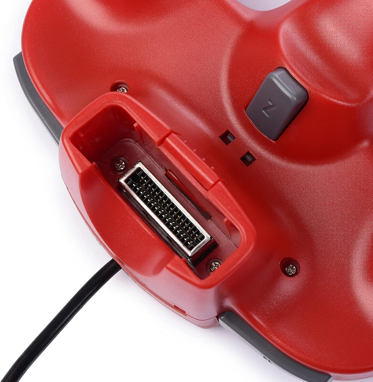 miadore Paquete de 4 Controladores Clásicos N64, Controladores con Cable para N64 con Joystick Mejorado (Versión USB no para PC) (Rojo/Azul/Verde Transparente/Azul Transparente)
