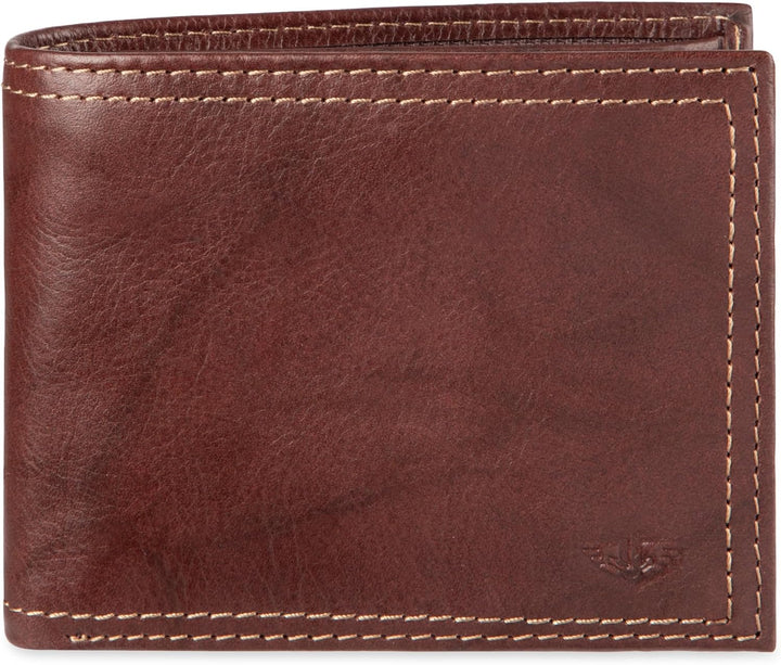 Dockers Mens piel Capacidad extra Slimfold Bifold Wallet