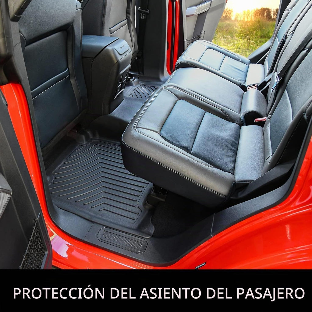 OEDRO Alfombrillas aptas para Chevy Silverado/GMC Sierra 1500 2019-2026